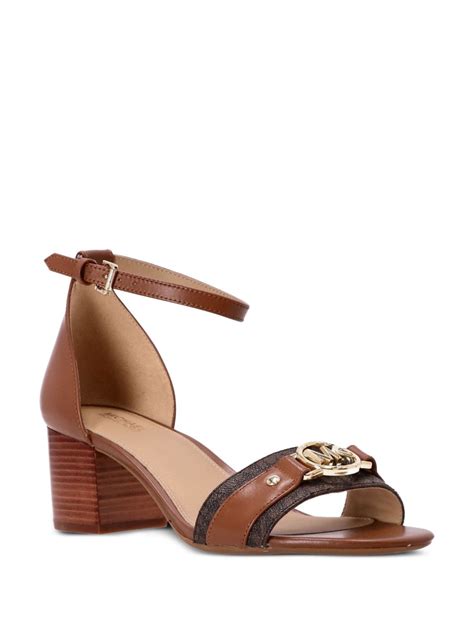 michael michael kors rory flex leather and logo sandal|Rory Logo Trim Sandal .